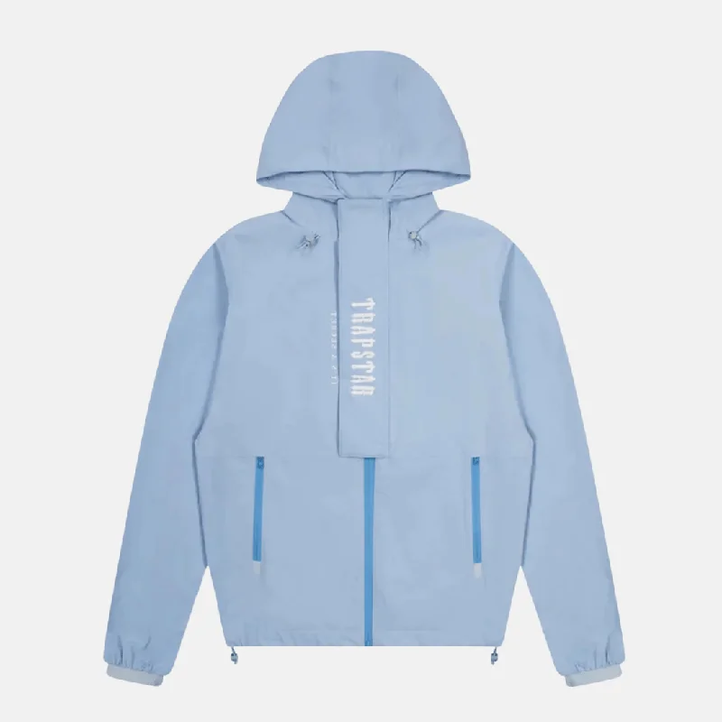 Embroidered women's cotton coats in a bohemian pattern for a unique designTrapstar Decoded Windbreaker - Cashmere Blue Embroidered women's cotton coats in a bohemian pattern for a unique designTrapstar Decoded Windbreaker - Cashmere Blue