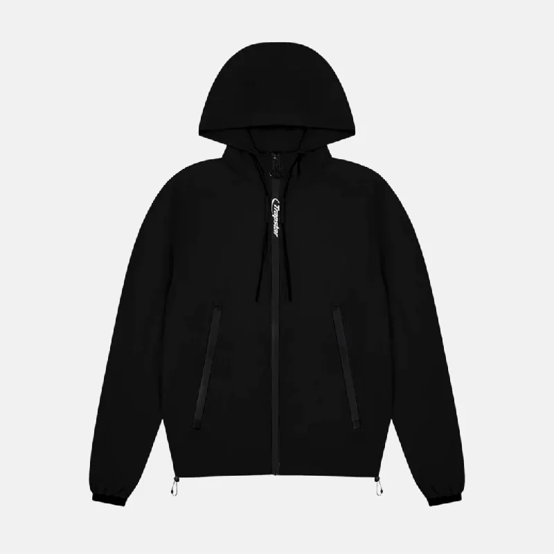 Women's long - sleeve wool coats in a houndstooth pattern for a classic charmTrapstar Embossed Windbreaker - Black Women's long - sleeve wool coats in a houndstooth pattern for a classic charmTrapstar Embossed Windbreaker - Black
