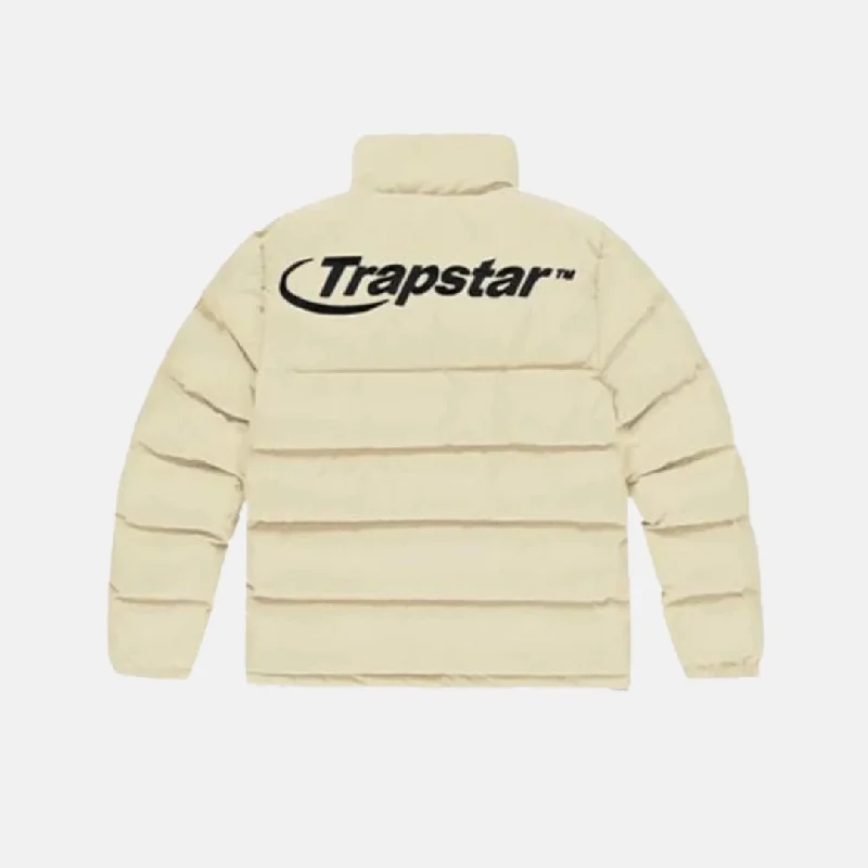 Women's longline double - breasted camel coats for a sophisticated lookTrapstar Hyperdrive Bomber Jacket - Cream Women's longline double - breasted camel coats for a sophisticated lookTrapstar Hyperdrive Bomber Jacket - Cream