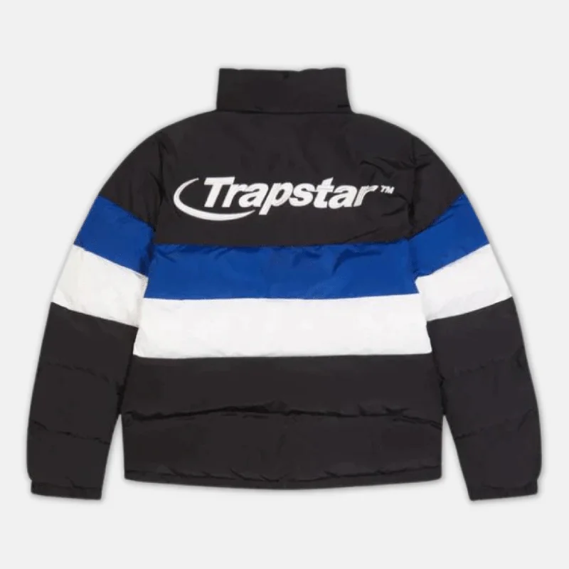 Belted women's cashmere coats in soft pastels for a luxurious feelTrapstar Hyperdrive Puffer Jacket - Black/Blue/White Belted women's cashmere coats in soft pastels for a luxurious feelTrapstar Hyperdrive Puffer Jacket - Black/Blue/White