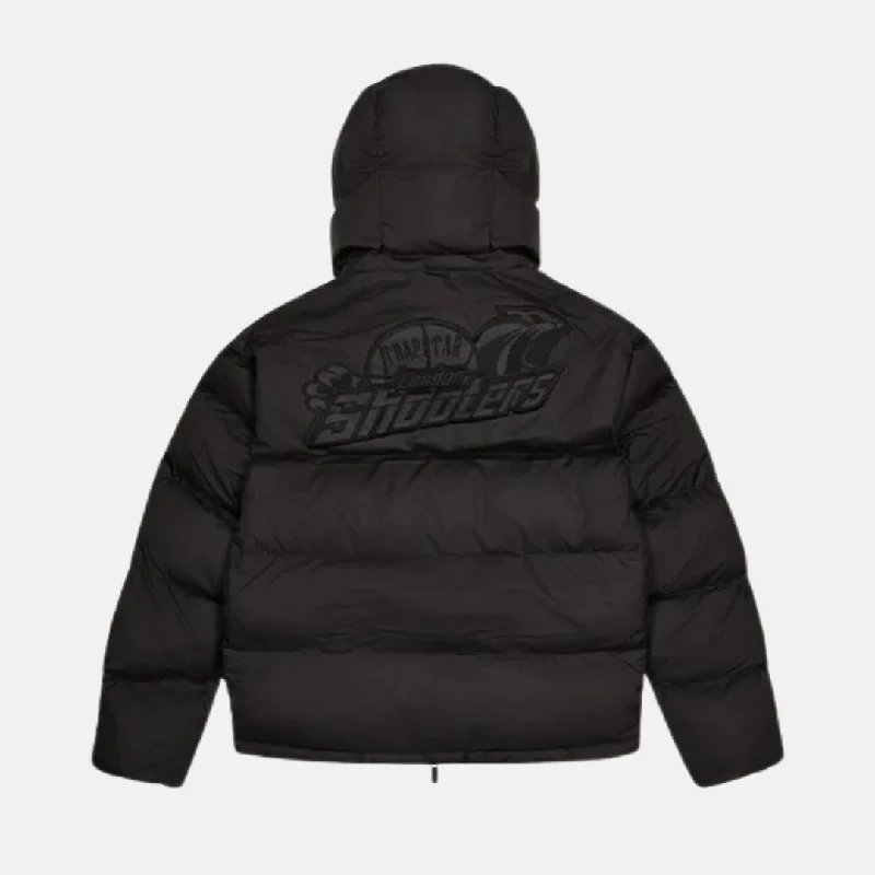 Checkered women's wool coats in a classic pattern for a timeless styleTrapstar Shooters Hooded Puffer Jacket - Blackout / Reflective Checkered women's wool coats in a classic pattern for a timeless styleTrapstar Shooters Hooded Puffer Jacket - Blackout / Reflective