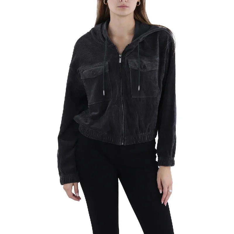 Long women's mac coats in a lightweight fabric for spring showersUgg Womens Corduroy Zip-Up Bomber Jacket