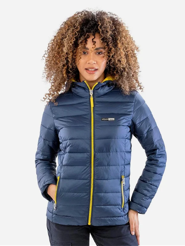 Women's reversible down coats with two - tone designs for versatile stylingVegan Women's Urban Snow Bird Puffa Jacket | Multiple Colours Women's reversible down coats with two - tone designs for versatile stylingVegan Women's Urban Snow Bird Puffa Jacket | Multiple Colours