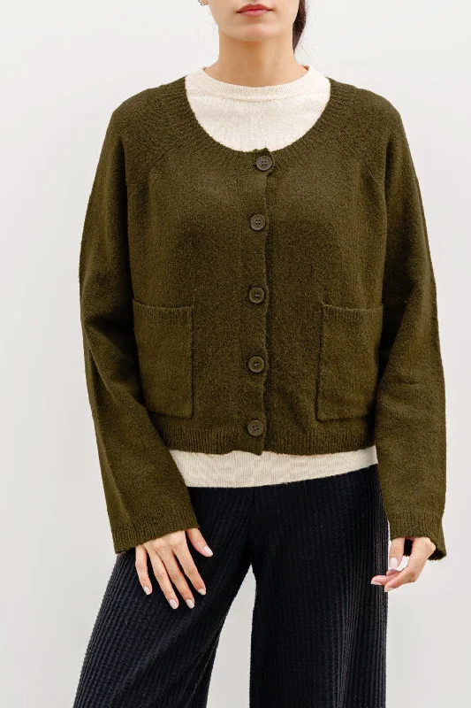 button down women cardigan with vintage buttonsSOFT KNIT CARDIGAN