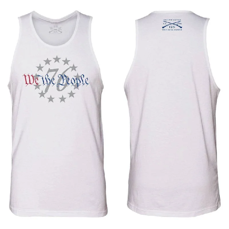 Puff Sleeve Women T Shirt for a Fashion - Forward LookMen's 76 We The People Tank - White Puff Sleeve Women T Shirt for a Fashion - Forward LookMen's 76 We The People Tank - White