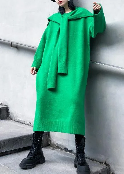 Plus Size Women's Fit - and - Flare Sweater Dresses with Ruffled HemAesthetic Two Pieces O Neck Sweater Outfits Quotes Green Hipster Sweater Dresses Plus Size Women's Fit - and - Flare Sweater Dresses with Ruffled HemAesthetic Two Pieces O Neck Sweater Outfits Quotes Green Hipster Sweater Dresses