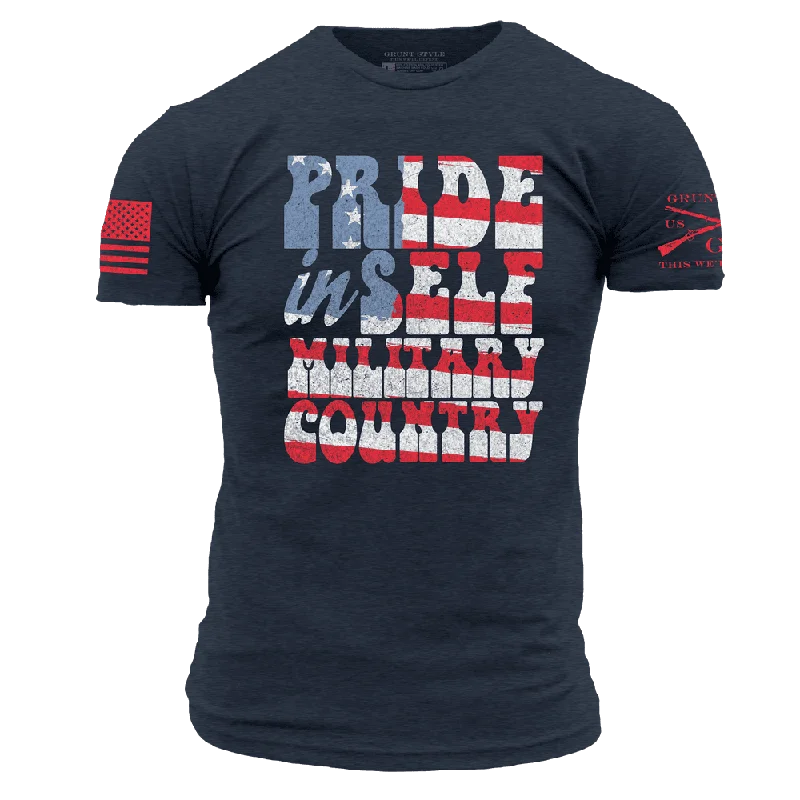 Muscle Women T Shirt for a Sporty and Casual LookAmerica's Message T-Shirt - Midnight Navy Muscle Women T Shirt for a Sporty and Casual LookAmerica's Message T-Shirt - Midnight Navy
