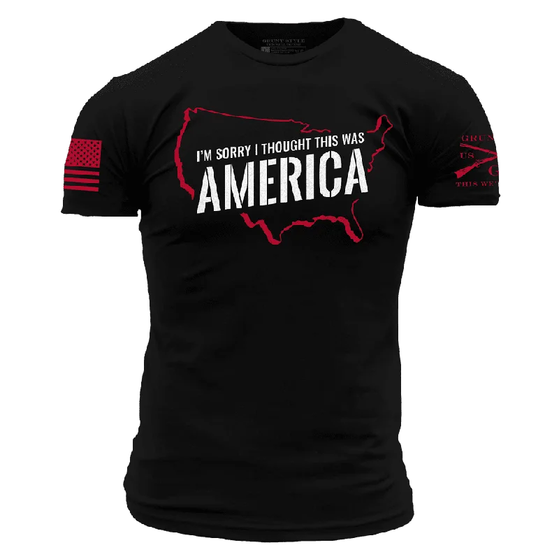 Crop Top Women T Shirt to Pair with High - Waisted BottomsAmerica T-Shirt - Black