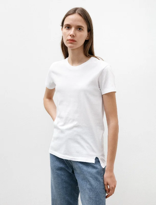 Moisture - Wicking Women T Shirt for Active LifestylesSeamless Crewneck Tee White