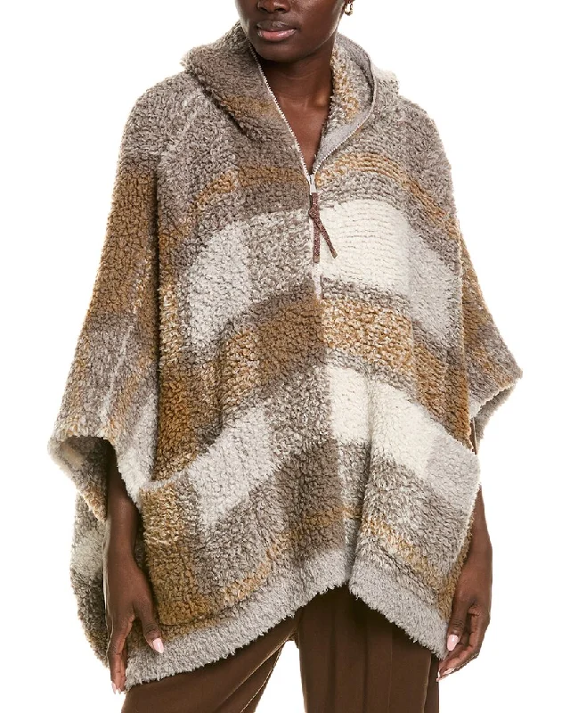 Short Sleeve Women's Cashmere Sweater Dresses in Pastel HuesBrunello Cucinelli Cashmere-Blend Poncho Short Sleeve Women's Cashmere Sweater Dresses in Pastel HuesBrunello Cucinelli Cashmere-Blend Poncho