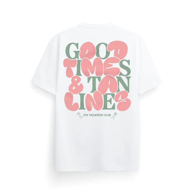 Puff Sleeve Women T Shirt for a Fashion - Forward LookBubbly Good Times T-Shirt - White Puff Sleeve Women T Shirt for a Fashion - Forward LookBubbly Good Times T-Shirt - White