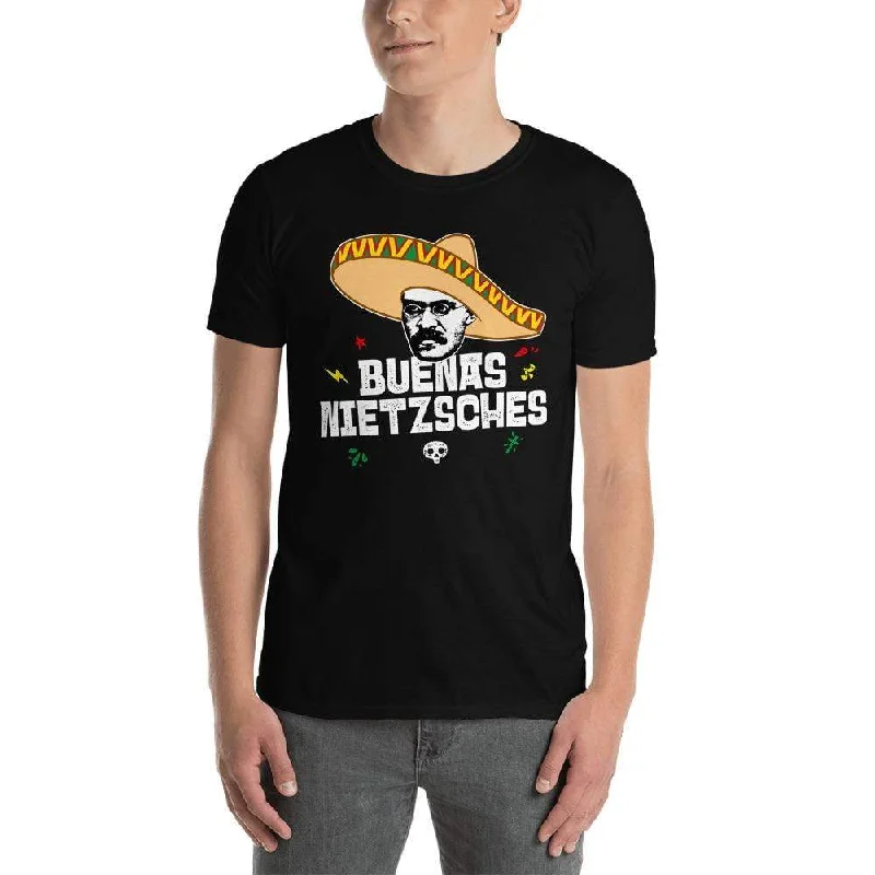 Graphic Print Women T Shirt for a Trendy StatementBuenas Nietzsches - Premium T-Shirt Graphic Print Women T Shirt for a Trendy StatementBuenas Nietzsches - Premium T-Shirt