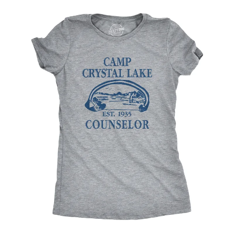 Moisture - Wicking Women T Shirt for Active LifestylesCamp Crystal Lake Women's T Shirt Moisture - Wicking Women T Shirt for Active LifestylesCamp Crystal Lake Women's T Shirt