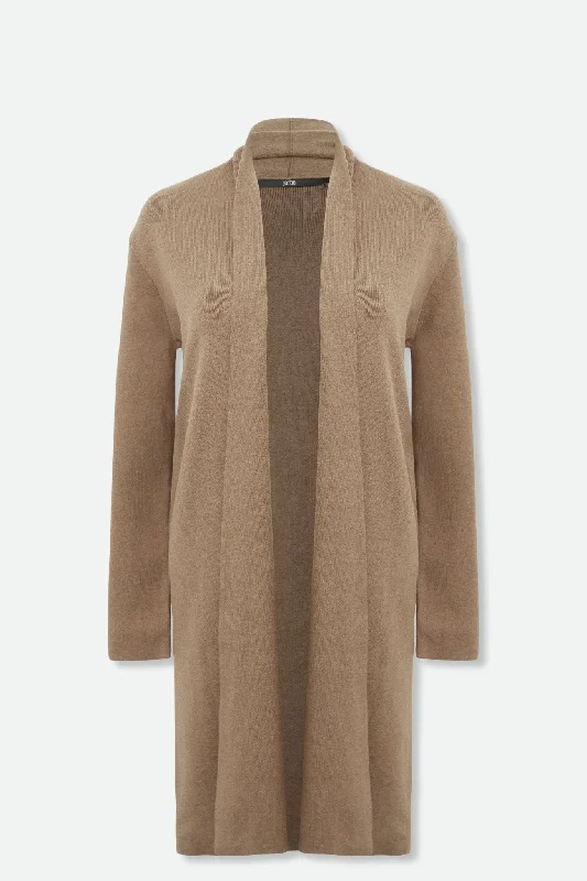 Boat Neck Women's Merino Wool Sweaters in Neutral ShadesCORNELIA DUSTER IN DOUBLE KNIT HEATHERED PIMA COTTON LIMITED EDITION COLORS Boat Neck Women's Merino Wool Sweaters in Neutral ShadesCORNELIA DUSTER IN DOUBLE KNIT HEATHERED PIMA COTTON LIMITED EDITION COLORS