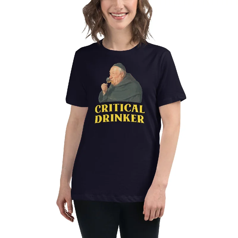 Sleeveless Women T Shirt for Summer ComfortCritical Drinker - Women's T-Shirt
