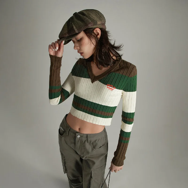 High - Low Hem Women's Cashmere - Blended SweatersSchool Of Wizardry Ribbed V-Neck Sweater High - Low Hem Women's Cashmere - Blended SweatersSchool Of Wizardry Ribbed V-Neck Sweater