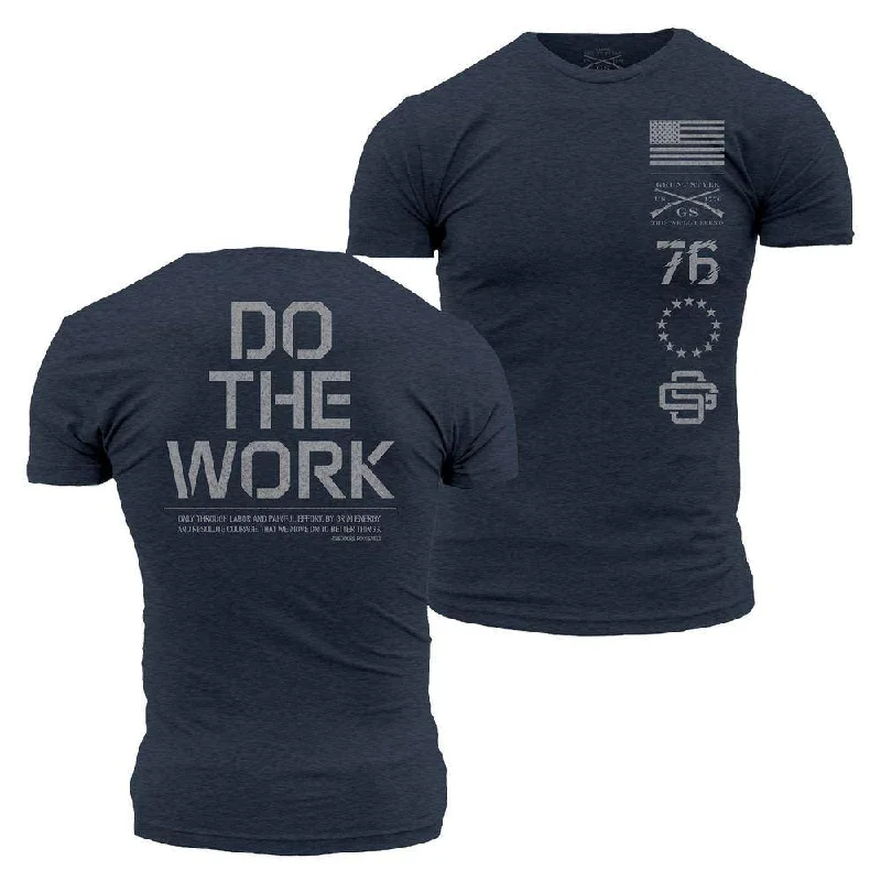 Moisture - Wicking Women T Shirt for Active LifestylesDo The Work T-Shirt - Midnight Navy Moisture - Wicking Women T Shirt for Active LifestylesDo The Work T-Shirt - Midnight Navy