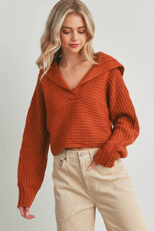 Short Sleeve Women's Cotton Blend Sweaters in Pastel ColorsDrama Collar V-Neck Sweater Short Sleeve Women's Cotton Blend Sweaters in Pastel ColorsDrama Collar V-Neck Sweater
