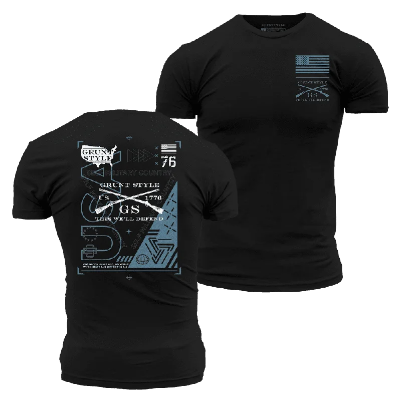Crew Neck Women T Shirt with a Timeless DesignEthos Remix T-Shirt - Black