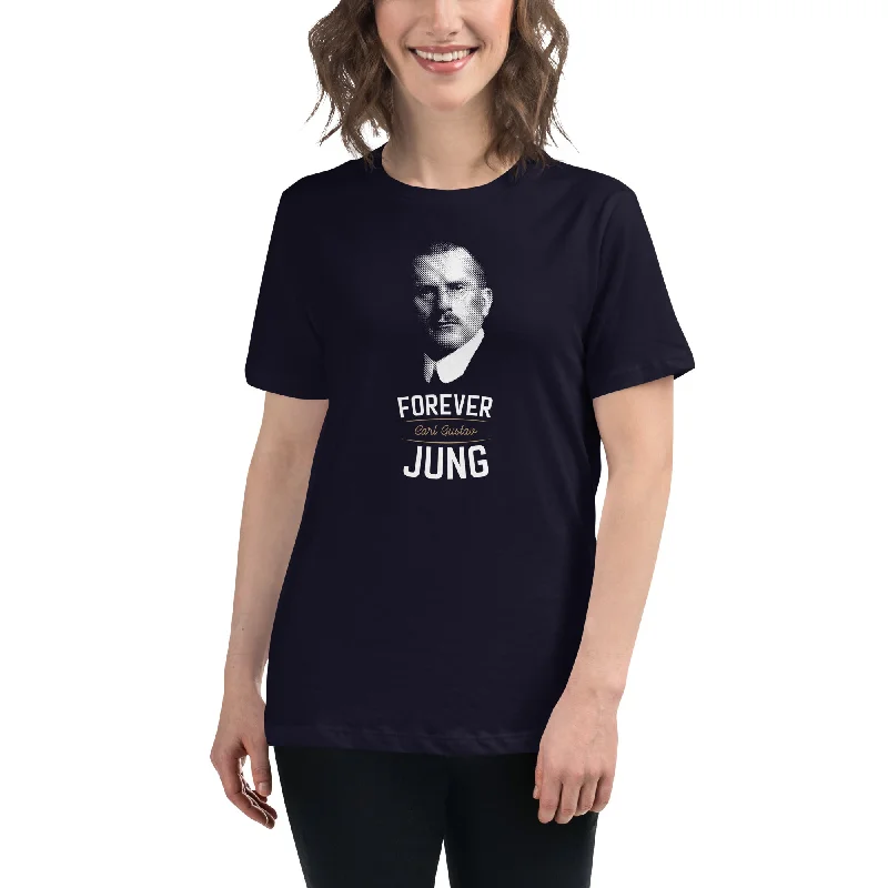 Long Sleeve Women T Shirt for Cooler WeatherForever Carl Gustav Jung - Women's T-Shirt Long Sleeve Women T Shirt for Cooler WeatherForever Carl Gustav Jung - Women's T-Shirt