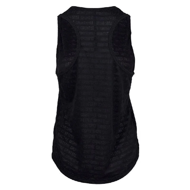 Floral Print Women T Shirt for a Feminine TouchWomen's Burn Out Tank - Black