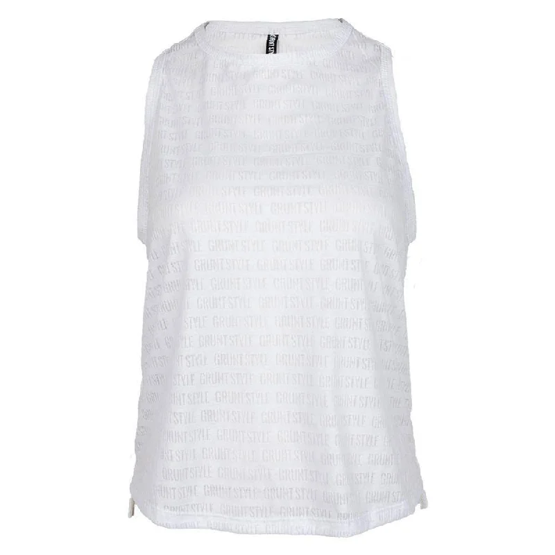 Moisture - Wicking Women T Shirt for Active LifestylesWomen's Burn Out Tank - White