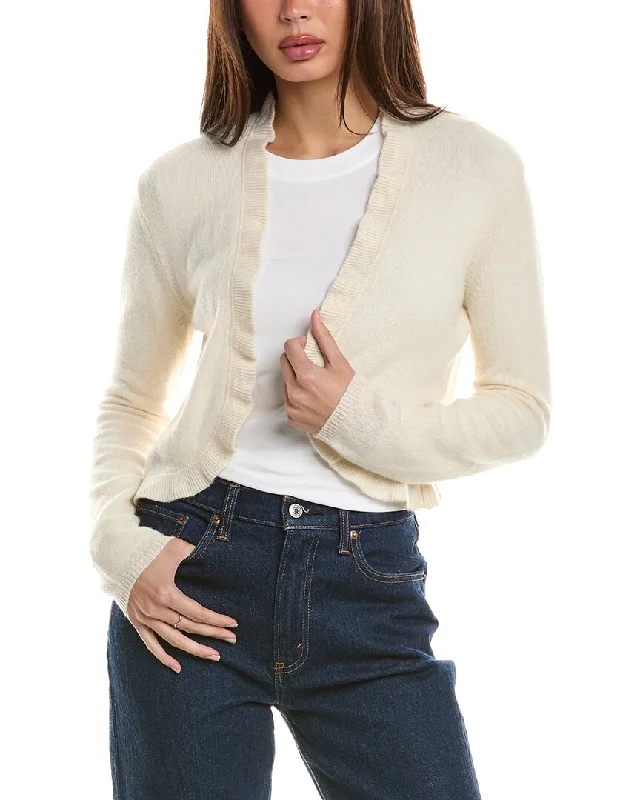 Short Sleeve Women's Cashmere Sweater Dresses in Pastel HuesHannah Rose Divine Ruffle Cashmere Bolero Short Sleeve Women's Cashmere Sweater Dresses in Pastel HuesHannah Rose Divine Ruffle Cashmere Bolero
