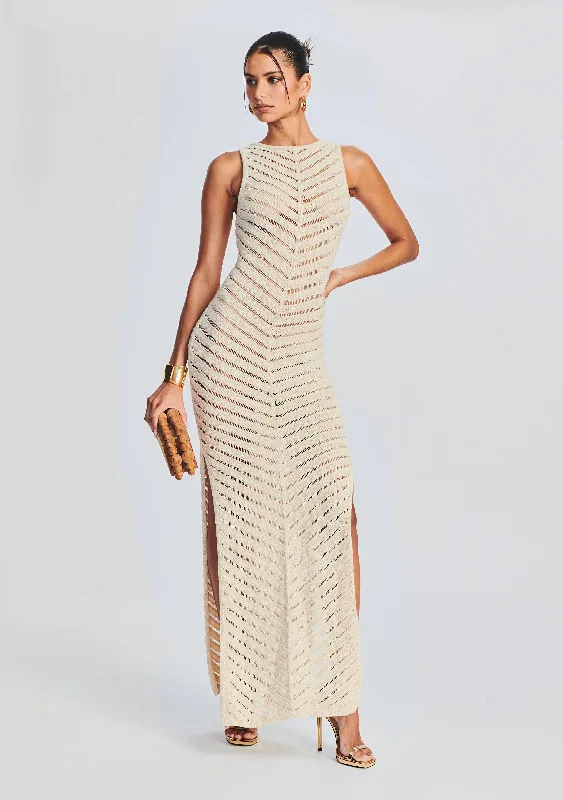 Sleeveless Women's Silk Blend Sweater Dresses for a Sophisticated LookKate Knit Maxi Dress Sleeveless Women's Silk Blend Sweater Dresses for a Sophisticated LookKate Knit Maxi Dress