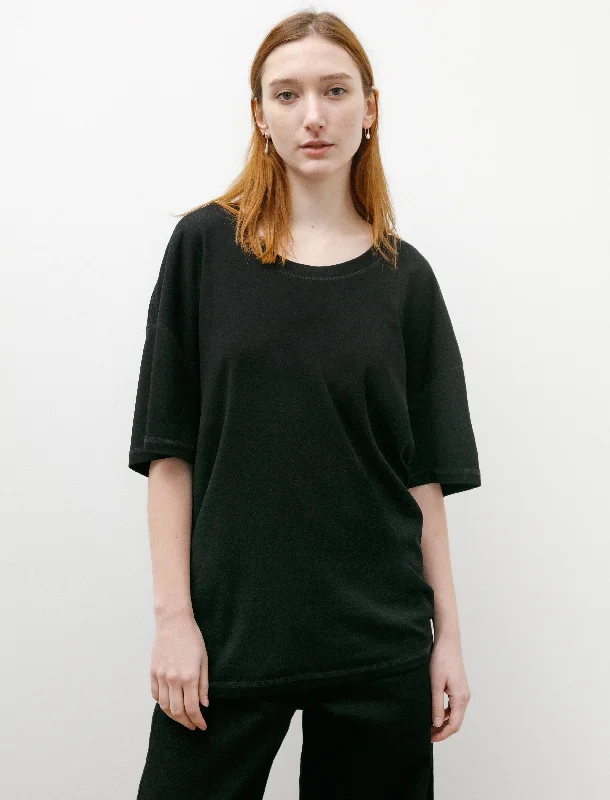 Muscle Women T Shirt for a Sporty and Casual LookRib T-Shirt Black