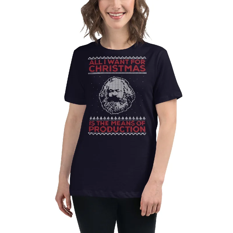 Tie - Dye Women T Shirt with a Bohemian VibeMarx - All I Want For Christmas - Women's T-Shirt Tie - Dye Women T Shirt with a Bohemian VibeMarx - All I Want For Christmas - Women's T-Shirt
