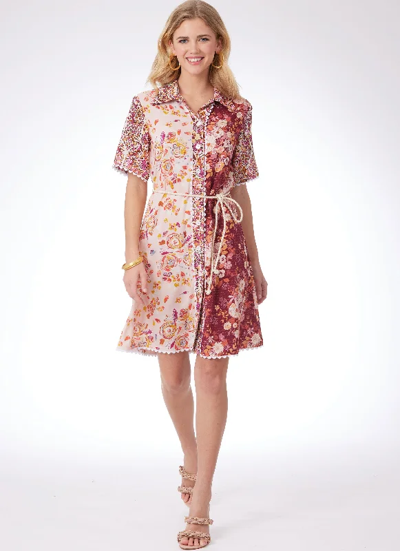 Short Sleeve Women's Cashmere Sweater Dresses in Pastel HuesMcCalls Dress, Top & Trousers M8515 Short Sleeve Women's Cashmere Sweater Dresses in Pastel HuesMcCalls Dress, Top & Trousers M8515