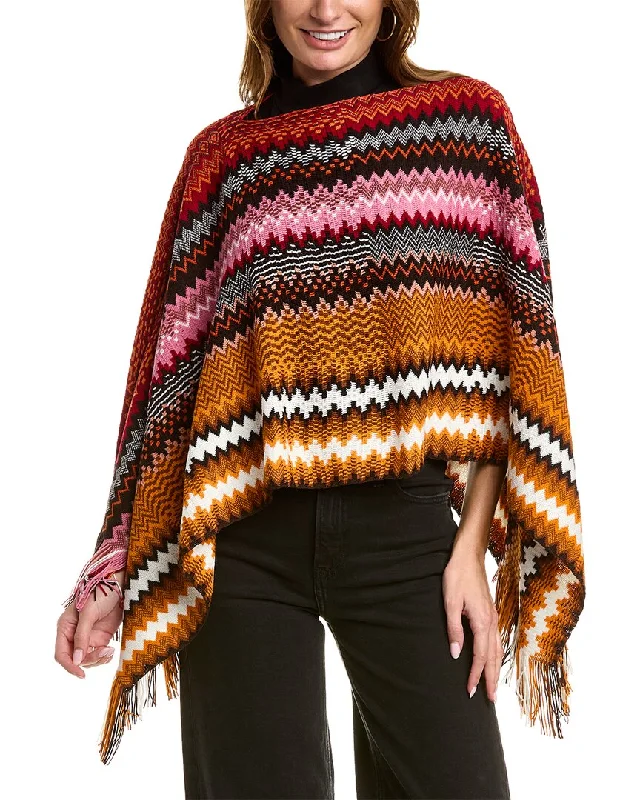 Missoni Wool-Blend Poncho