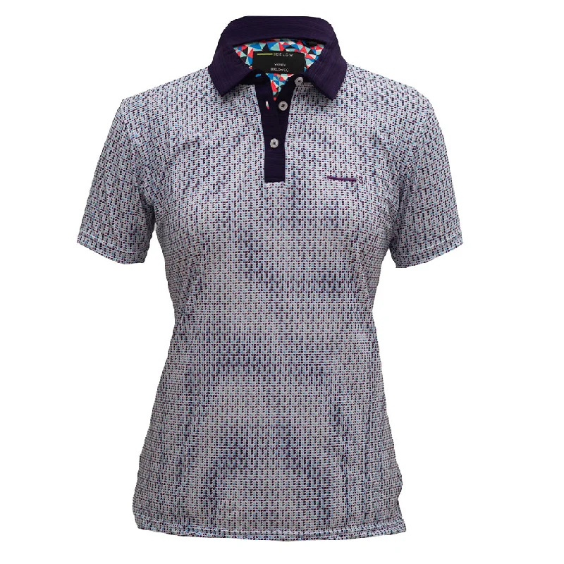 Pocketed Women T Shirt for Added FunctionalityPERIWINKLE  WOMENS GOLF T-SHIRT
