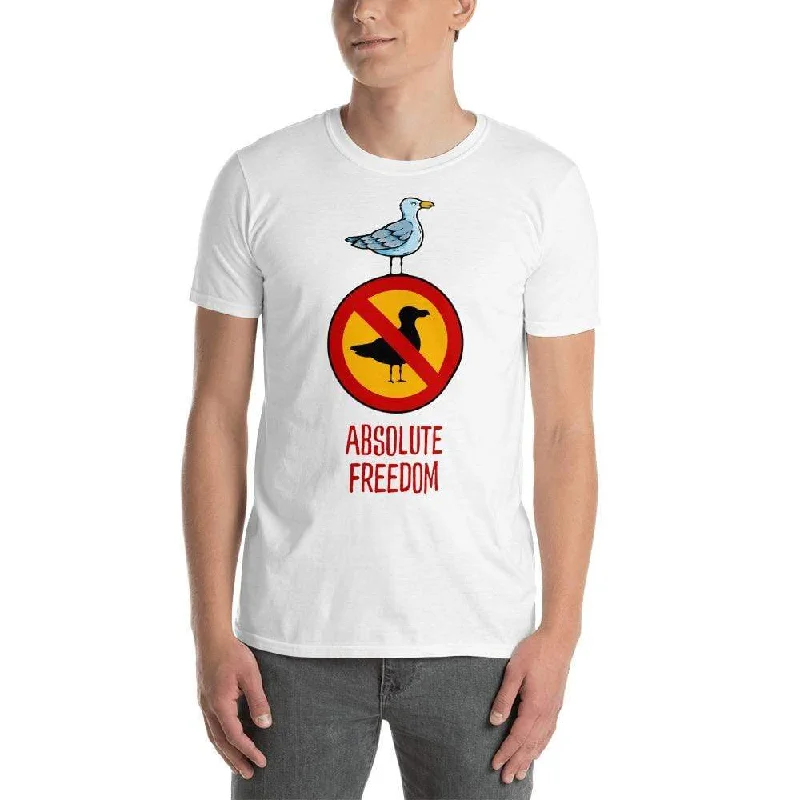 Sheer Women T Shirt for a Stylish and Alluring LookSartre - Absolute Freedom Seagull - Premium T-Shirt Sheer Women T Shirt for a Stylish and Alluring LookSartre - Absolute Freedom Seagull - Premium T-Shirt