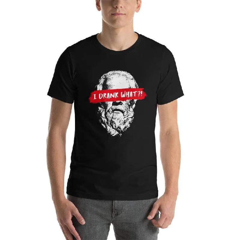 V - Neck Women T Shirt to Enhance the NecklineSocrates - I drank what?! - Basic T-Shirt V - Neck Women T Shirt to Enhance the NecklineSocrates - I drank what?! - Basic T-Shirt