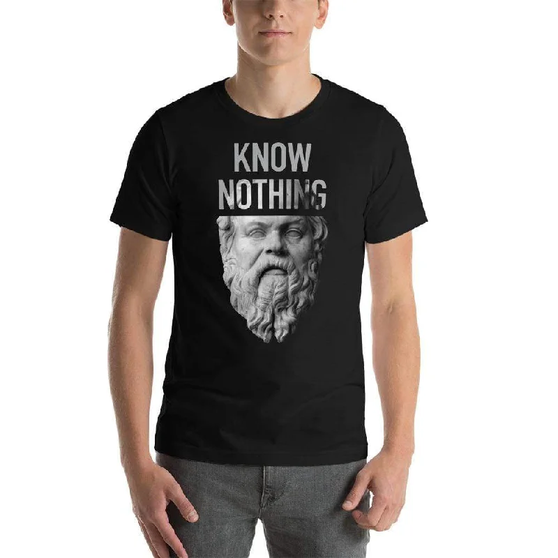 Sequined Women T Shirt for a Sparkly Night OutSocrates - Know Nothing - Basic T-Shirt Sequined Women T Shirt for a Sparkly Night OutSocrates - Know Nothing - Basic T-Shirt