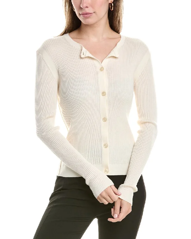 Plus Size Women's Tunic - Style Sweater Dresses with PocketsSt. John Wool & Silk-Blend Cardigan Plus Size Women's Tunic - Style Sweater Dresses with PocketsSt. John Wool & Silk-Blend Cardigan