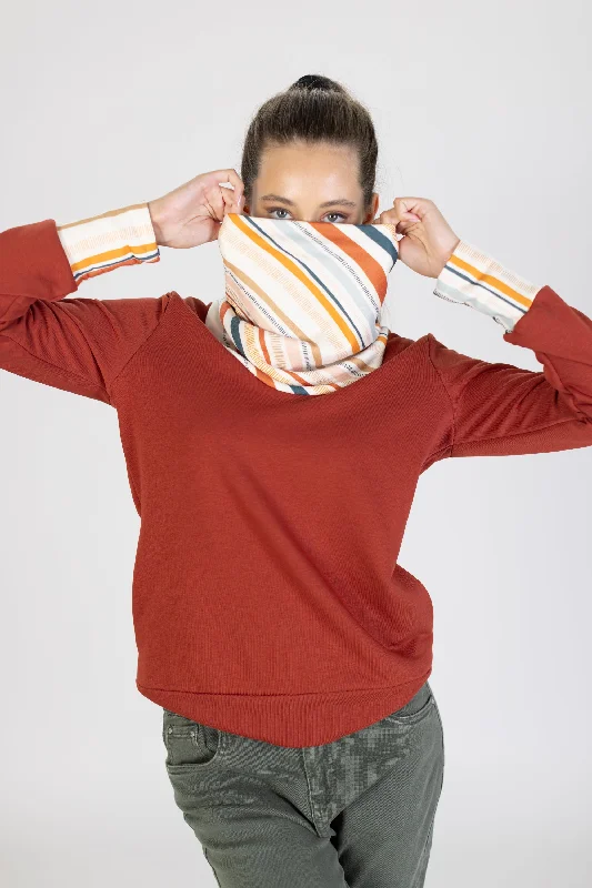 Button - Down Women's Shetland Wool Sweaters in Traditional PatternsSweater Notting Hill Terracotta Stripes. Button - Down Women's Shetland Wool Sweaters in Traditional PatternsSweater Notting Hill Terracotta Stripes.