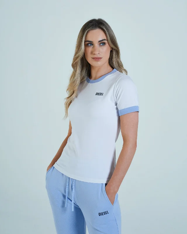 Long Sleeve Women T Shirt for Cooler WeatherAddie T-Shirt Optic White
