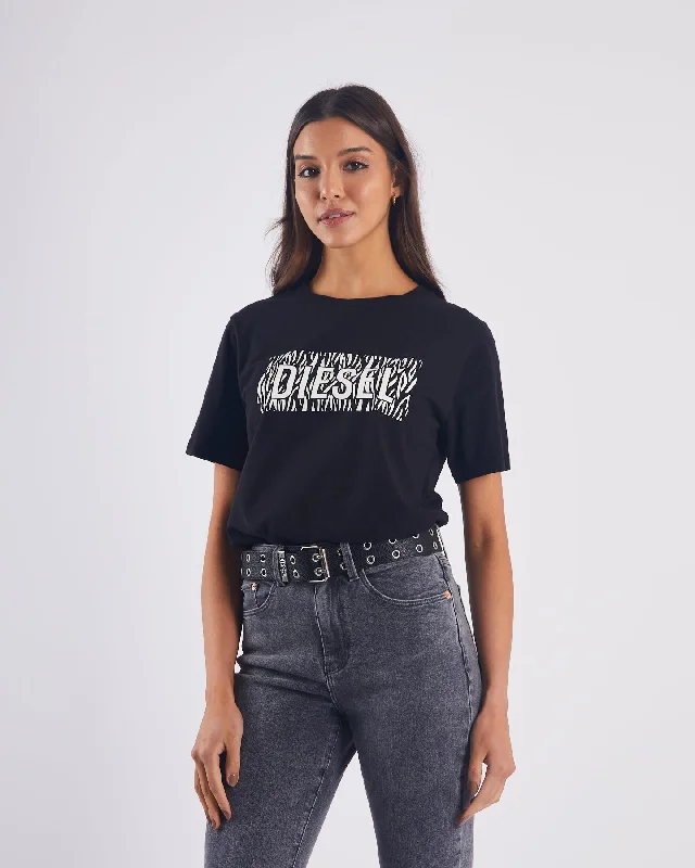 Muscle Women T Shirt for a Sporty and Casual LookJezebel T-Shirt Black