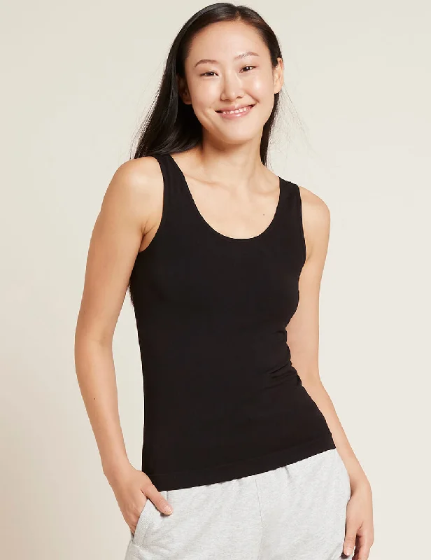 Sleeveless Women T Shirt for Summer ComfortTank Top - Black