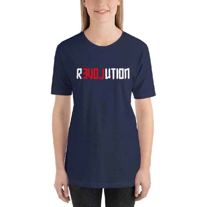 Plus Size Women T Shirt for a Comfortable and Flattering FitThere is Love in Revolution - Basic T-Shirt Plus Size Women T Shirt for a Comfortable and Flattering FitThere is Love in Revolution - Basic T-Shirt