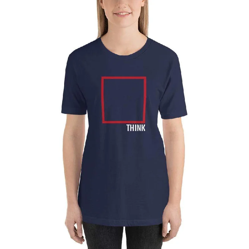 Organic Cotton Women T Shirt for Eco - Conscious WearersThink Outside The Box - Basic T-Shirt Organic Cotton Women T Shirt for Eco - Conscious WearersThink Outside The Box - Basic T-Shirt