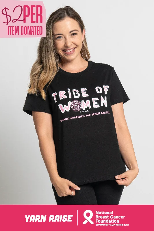 Crew Neck Women T Shirt with a Timeless DesignTribe Of Women Type Black Cotton Crew Neck Women’s T-Shirt Crew Neck Women T Shirt with a Timeless DesignTribe Of Women Type Black Cotton Crew Neck Women’s T-Shirt