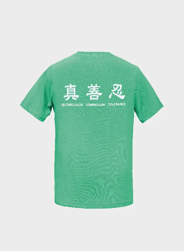 Puff Sleeve Women T Shirt for a Fashion - Forward LookTruthfulness, Compassion, Tolerance T-Shirt (2023-1)