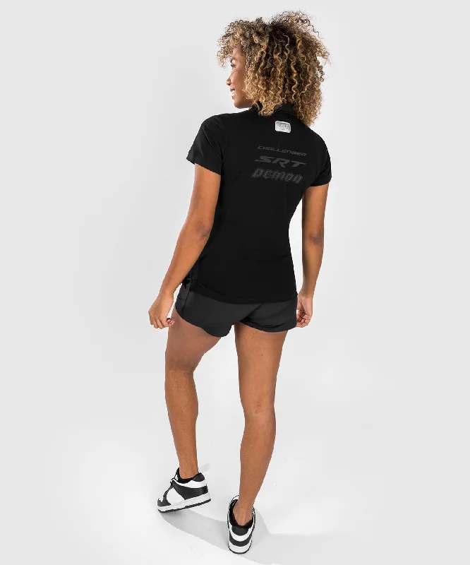 Sleeveless Women T Shirt for Summer ComfortVenum x Dodge Challenger SRT Demon 170 Women's Polo Shirt - Black Sleeveless Women T Shirt for Summer ComfortVenum x Dodge Challenger SRT Demon 170 Women's Polo Shirt - Black