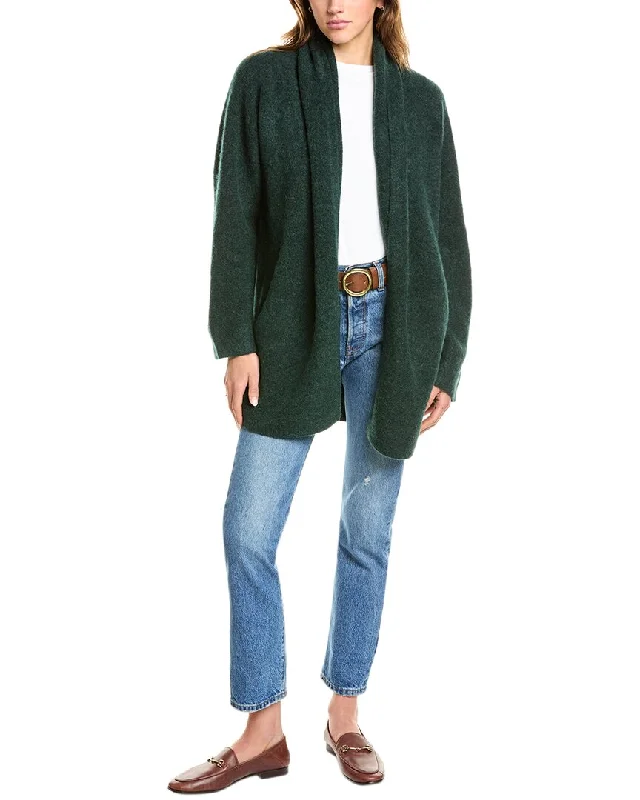 Plus Size Women's Open - Front Cardigan Style Sweater DressesVince Oversized Wool & Alpaca-Blend Cardigan Plus Size Women's Open - Front Cardigan Style Sweater DressesVince Oversized Wool & Alpaca-Blend Cardigan