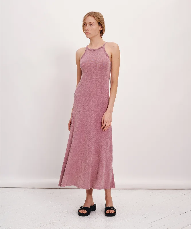Puff Sleeve Women T Shirt for a Fashion - Forward LookSlub Jersey with Chroma Wash Tank Maxi Dress - Wisty Mauve Puff Sleeve Women T Shirt for a Fashion - Forward LookSlub Jersey with Chroma Wash Tank Maxi Dress - Wisty Mauve