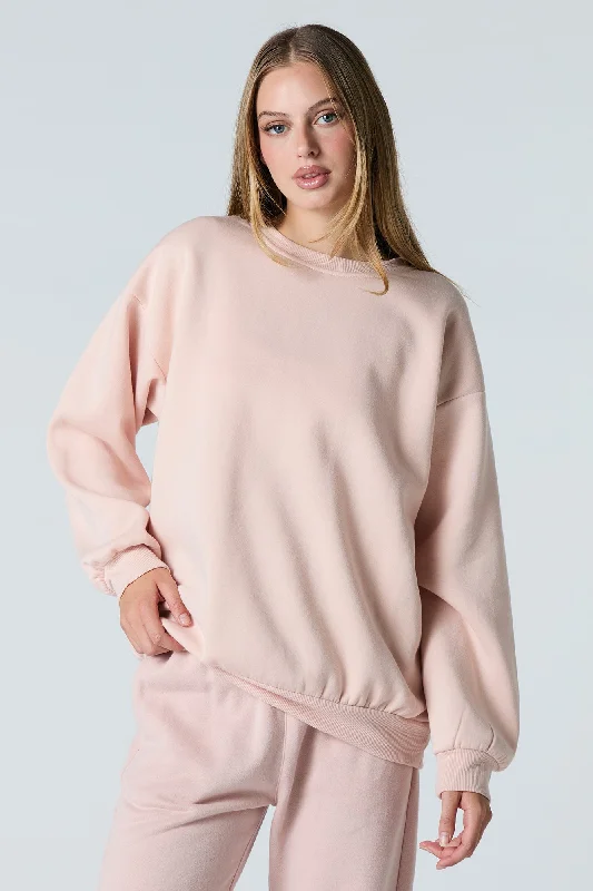 Oversized Fleece Sweatshirt