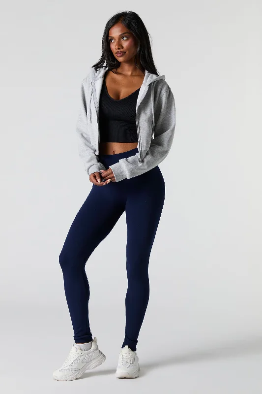Women's quarter - zip sweatshirt made of organic cotton for eco - conscious fashionHigh Rise Seamless Fleece Legging Women's quarter - zip sweatshirt made of organic cotton for eco - conscious fashionHigh Rise Seamless Fleece Legging